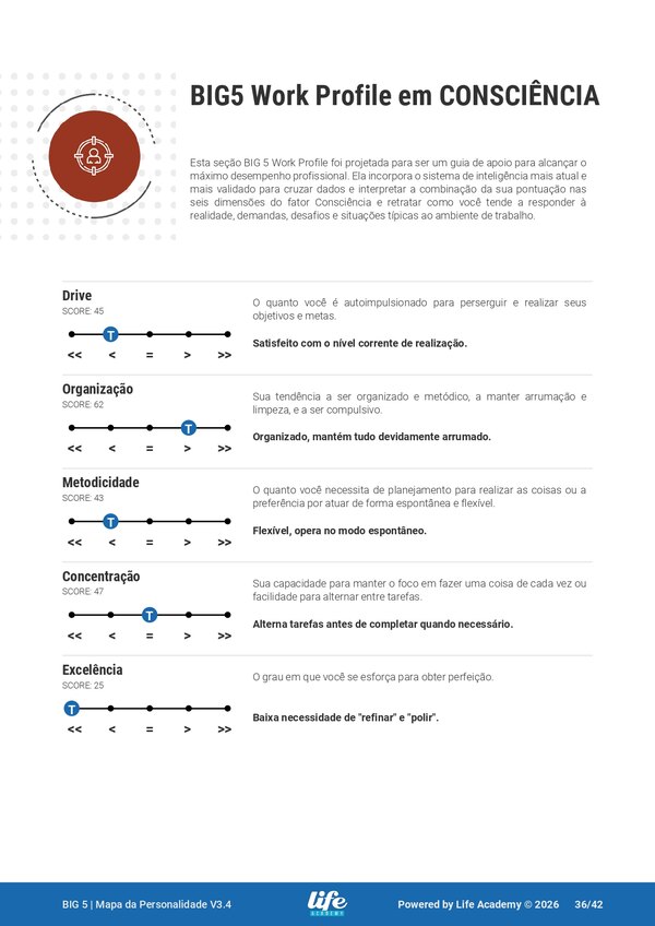 Work Profile em Consciência